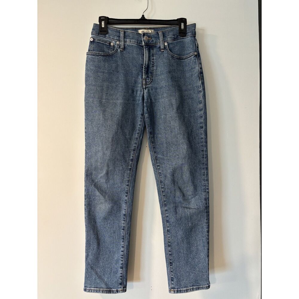 Madewell Jeans Womens Size 25 Blue Denim Straight Leg Mid Rise Classic